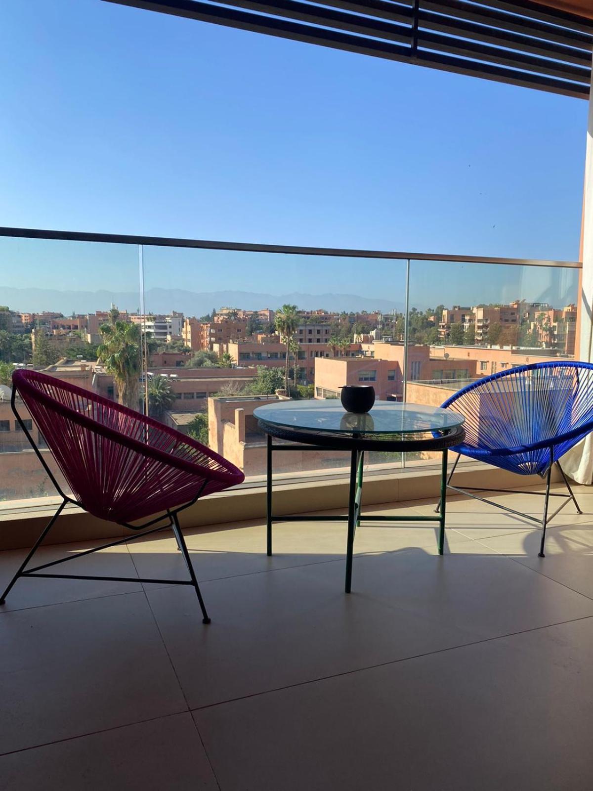 Luxueux Appart Hivernage Avec Vue Sur L"Atlas Marrakesh Exterior photo